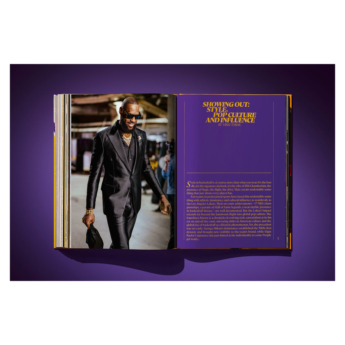 Lakers An Official History of the Purple & Gold TASCHEN coffee table book