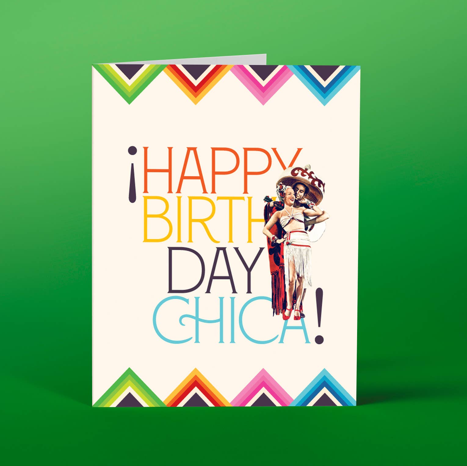 Birthday Chica Card - Bosc Paper Supply Co.