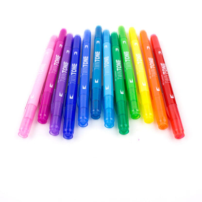 TwinTone Marker Set: Rainbow - 12-Pack - Bosc Paper Supply Co.