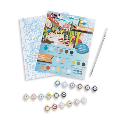 Painted Desert Paint by Number Kit - Bosc Paper Supply Co.
