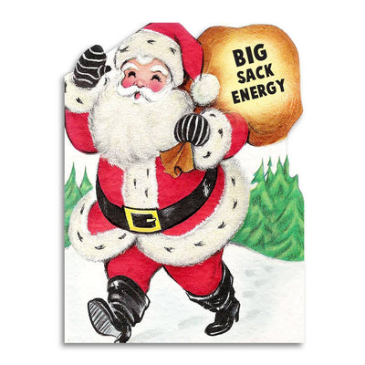 Big Sack Energy Funny Christmas Card