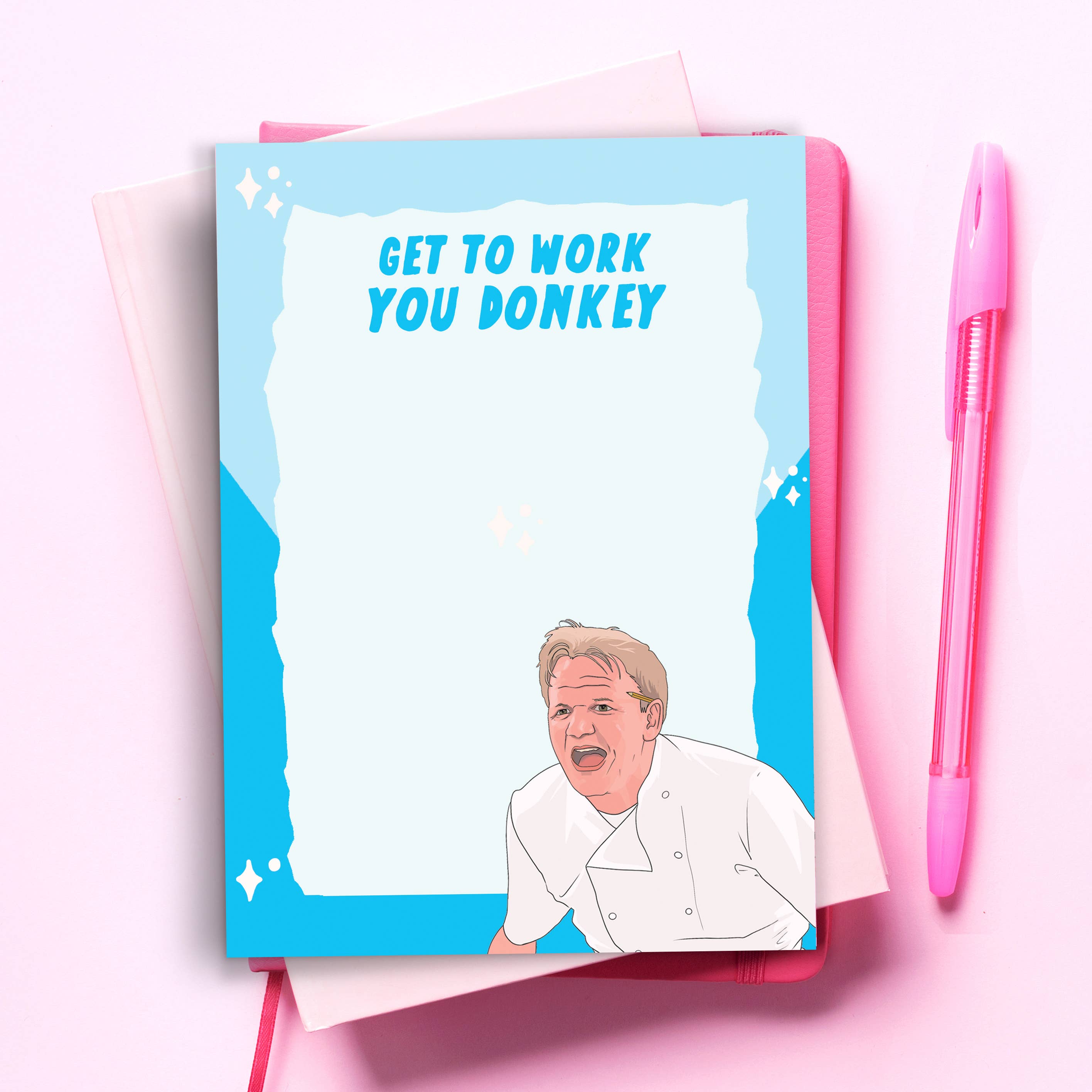 Gordon Ramsay Get To Work Notepad - Bosc Paper Supply Co.