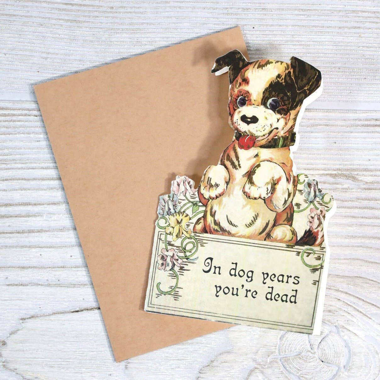 In Dog Years You’re Dead Funny Birthday Card