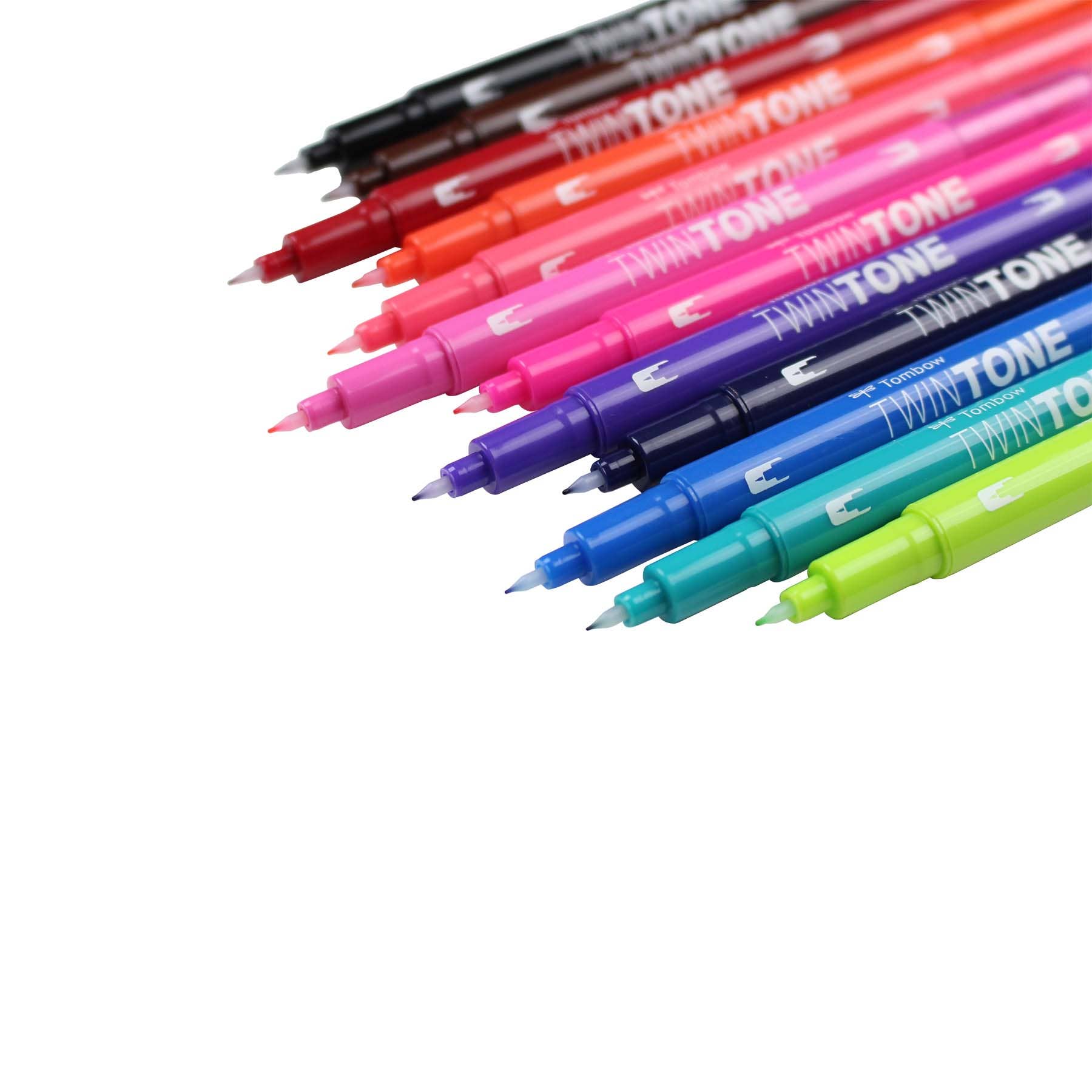 TwinTone Marker Set: Bright - 12-Pack - Bosc Paper Supply Co.