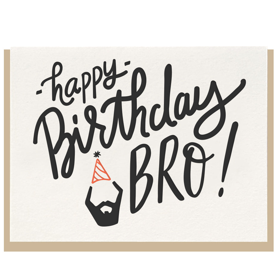 Happy Birthday Bro! Card