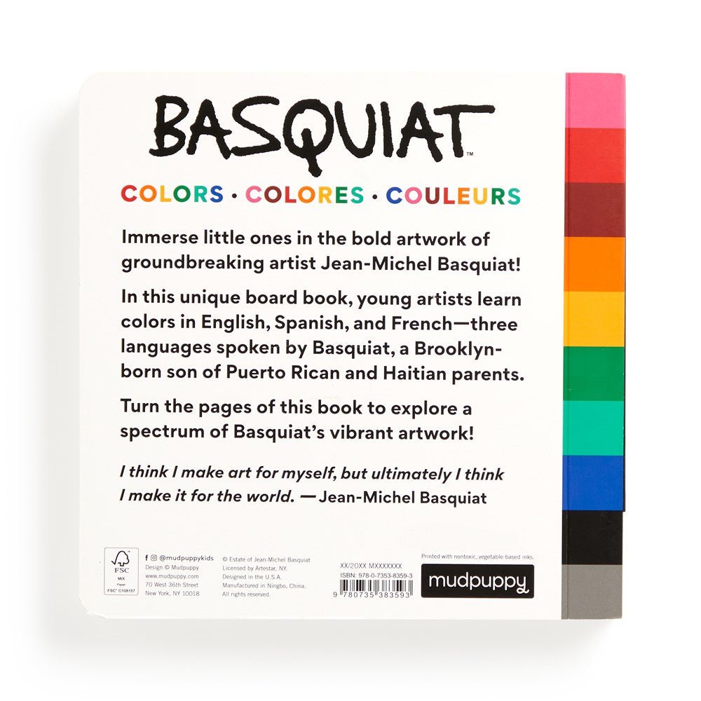 Basquiat Colors Board Book