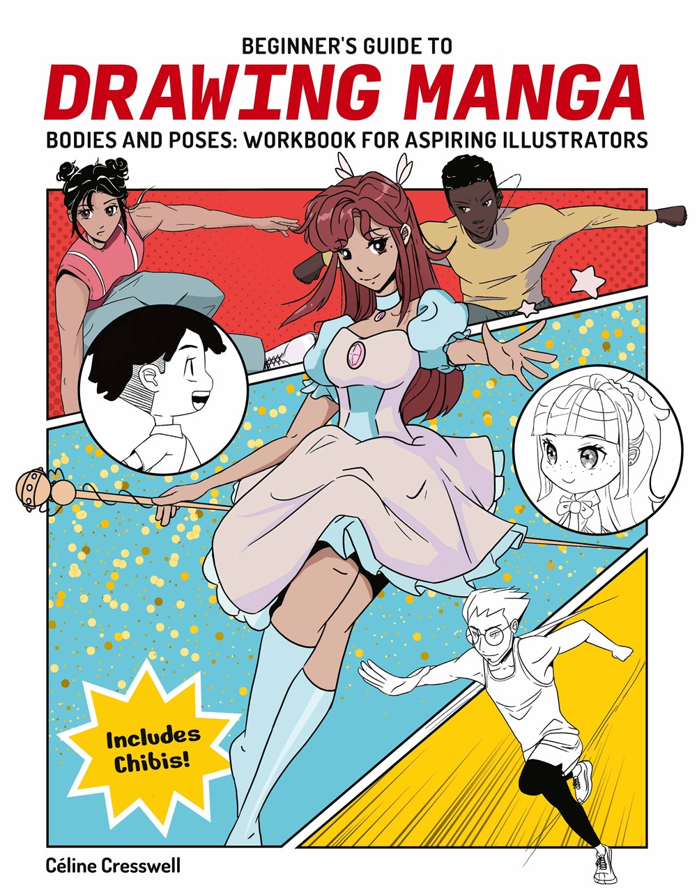 Beginner's Guide to Drawing Manga Bodies and Poses: Workbook for Aspiring Illustrators