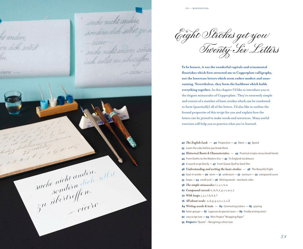 Copperplate Calligraphy: From the First Steps to Mastering Pointed Pen Calligraphy