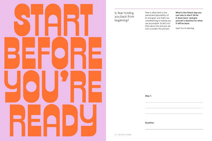 Do It For Yourself (Guided Journal): A Motivational Journal (Start Before You’re Ready) - Bosc Paper Supply Co.