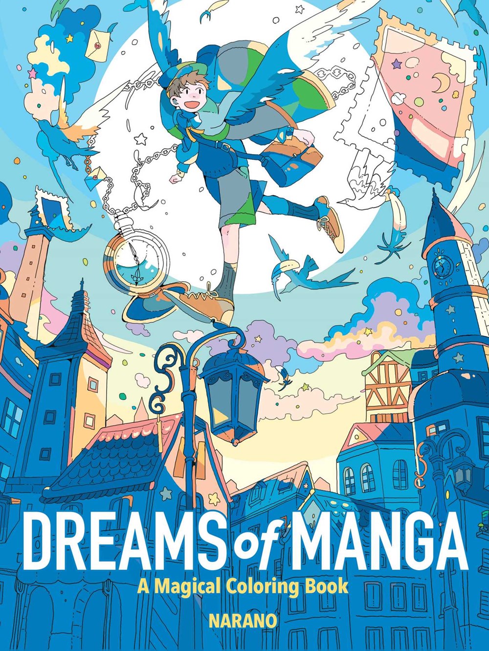 Dreams of Manga : A Magical Coloring Book