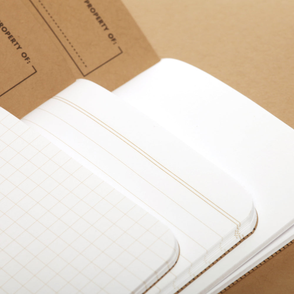 Original Kraft - Mixed Paper Notebooks (3-Pack)