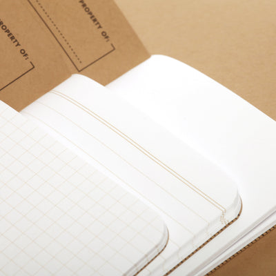 Original Kraft - Mixed Paper Notebooks (3-Pack)