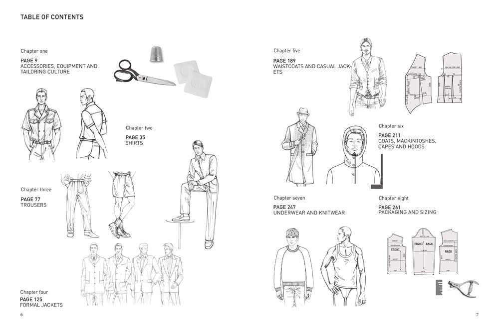 Fashion Patternmaking Techniques for Menswear: Shirts, Trousers, Jackets, Coats, Cloaks, Underwear and Knitwear