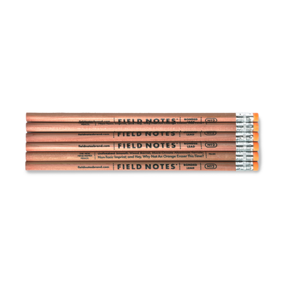 Field Notes No. 2 Woodgrain Pencil 6-Pack