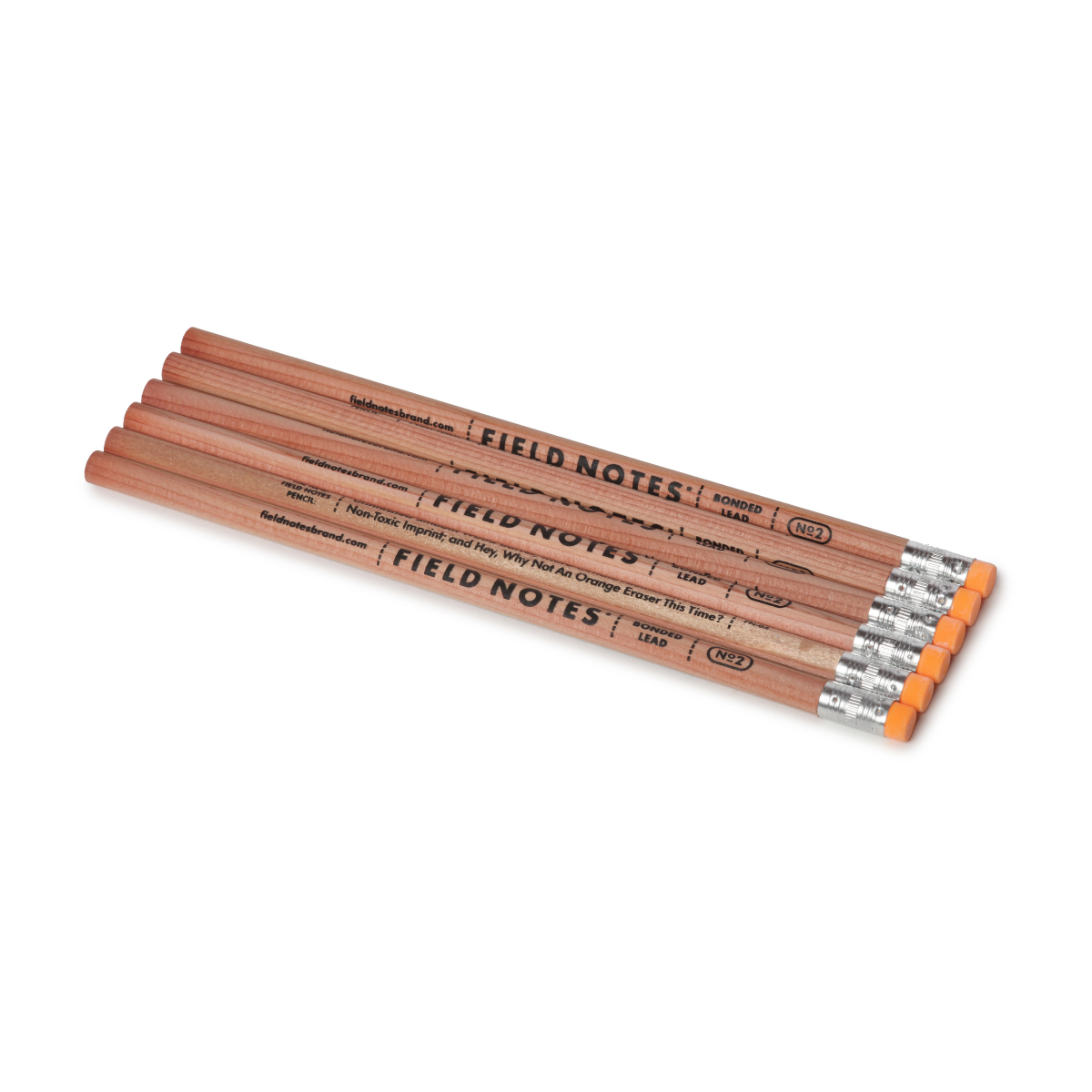 Field Notes No. 2 Woodgrain Pencil 6-Pack