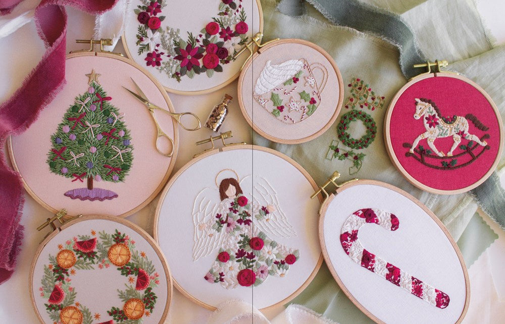 Handmade Holiday: Festive Embroidery Patterns and Techniques for Christmas Crafting