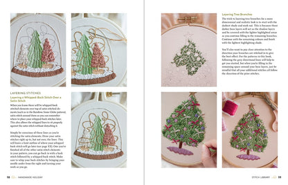 Handmade Holiday: Festive Embroidery Patterns and Techniques for Christmas Crafting