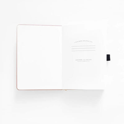 Harvest Moon Notebook open to the title page