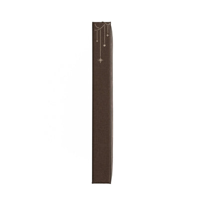 Spine of the brown Harvest Moon Notebook