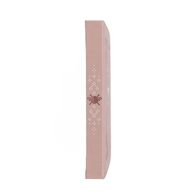 Spine of the blush pink Homespun Notebook