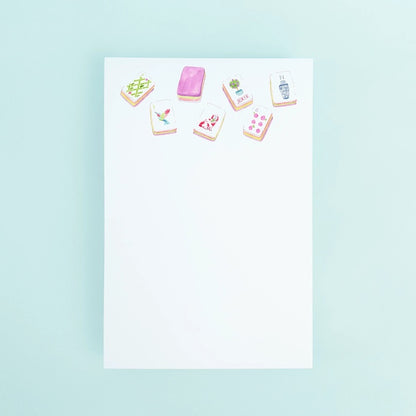 Large Mahjong Tiles Notepad