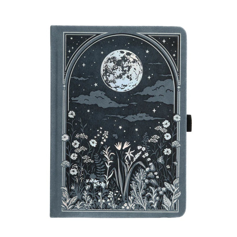 Moonlit Garden Dot Grid Notebook