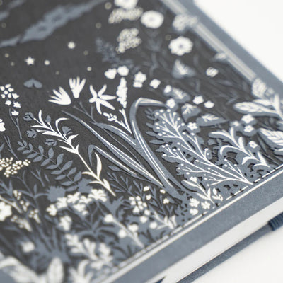 Moonlit Garden Dot Grid Notebook