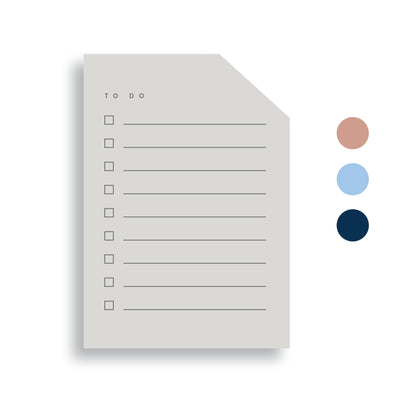 Colorblock Note Pad