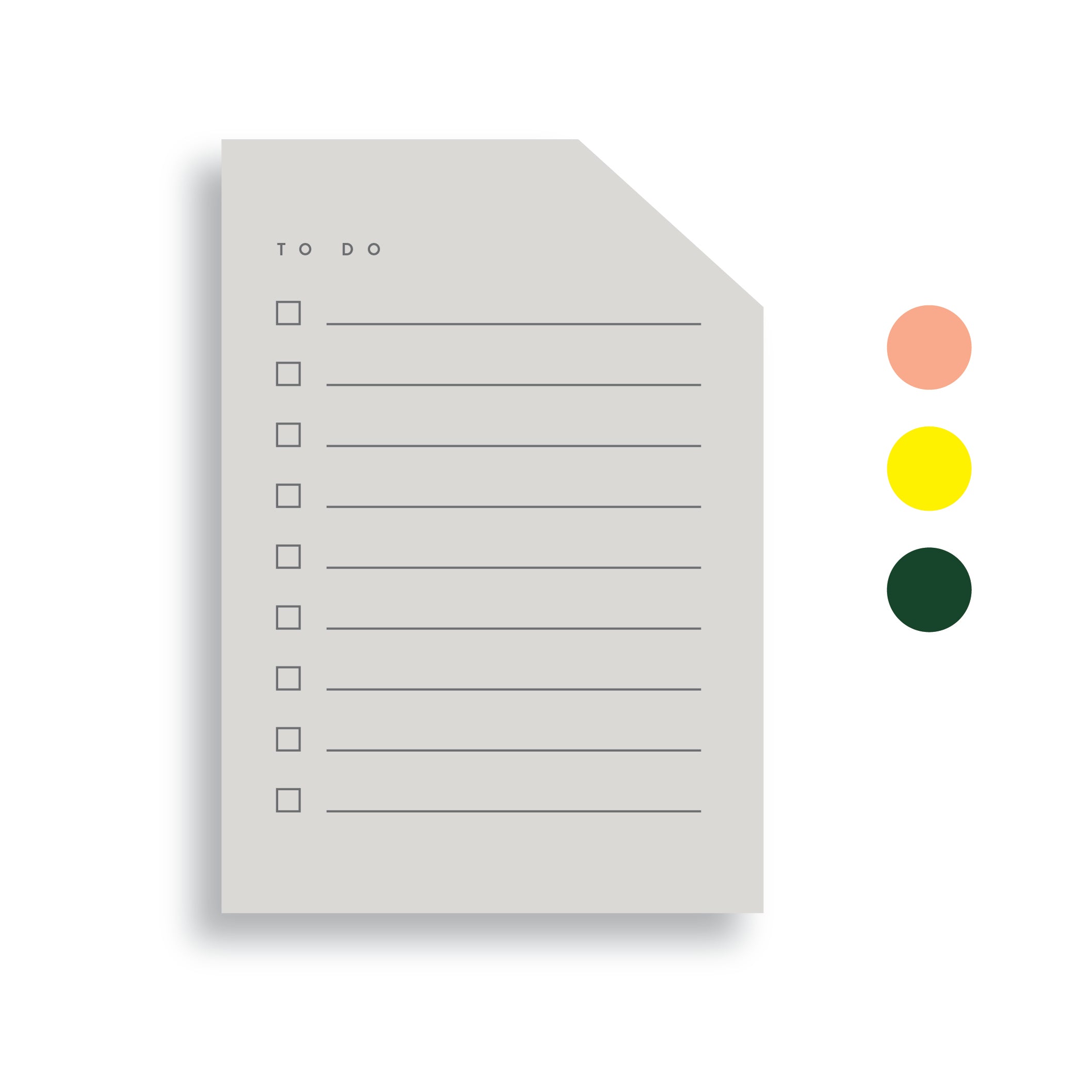 Colorblock Note Pad