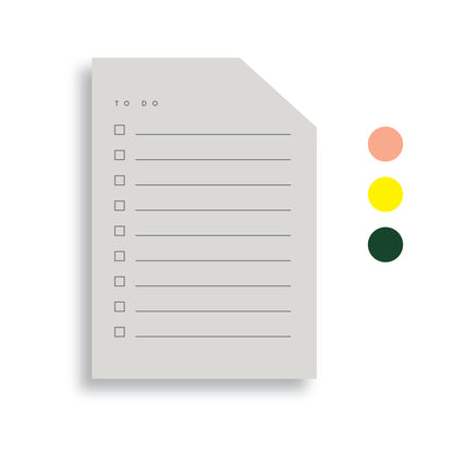 Colorblock Note Pad