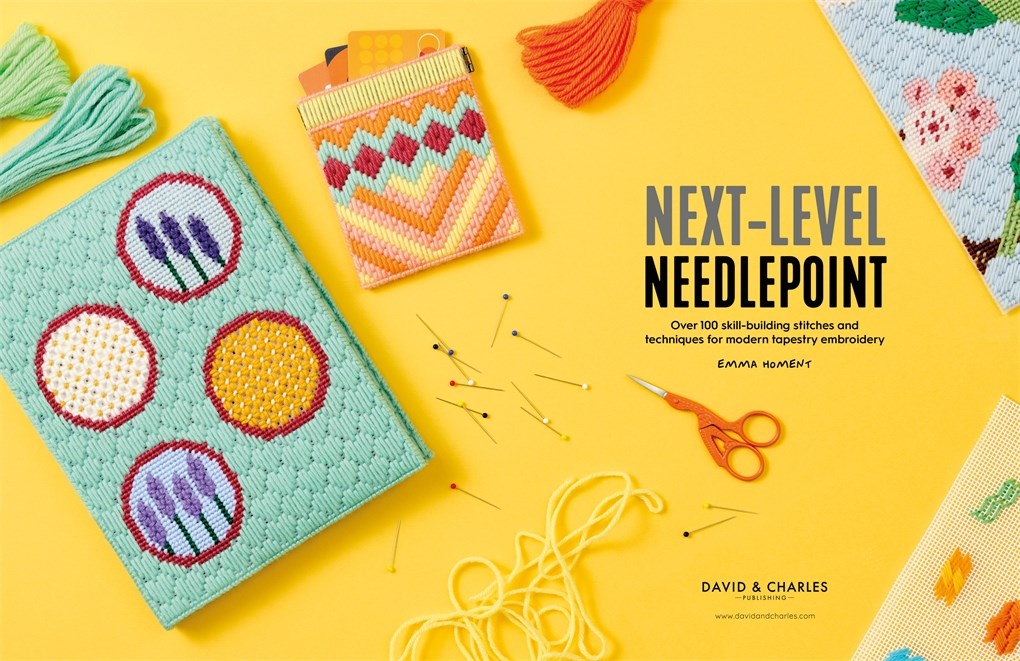 Next-Level Needlepoint: Over 100 Skill-Building Stitches and Techniques for Modern Tapestry Embroidery