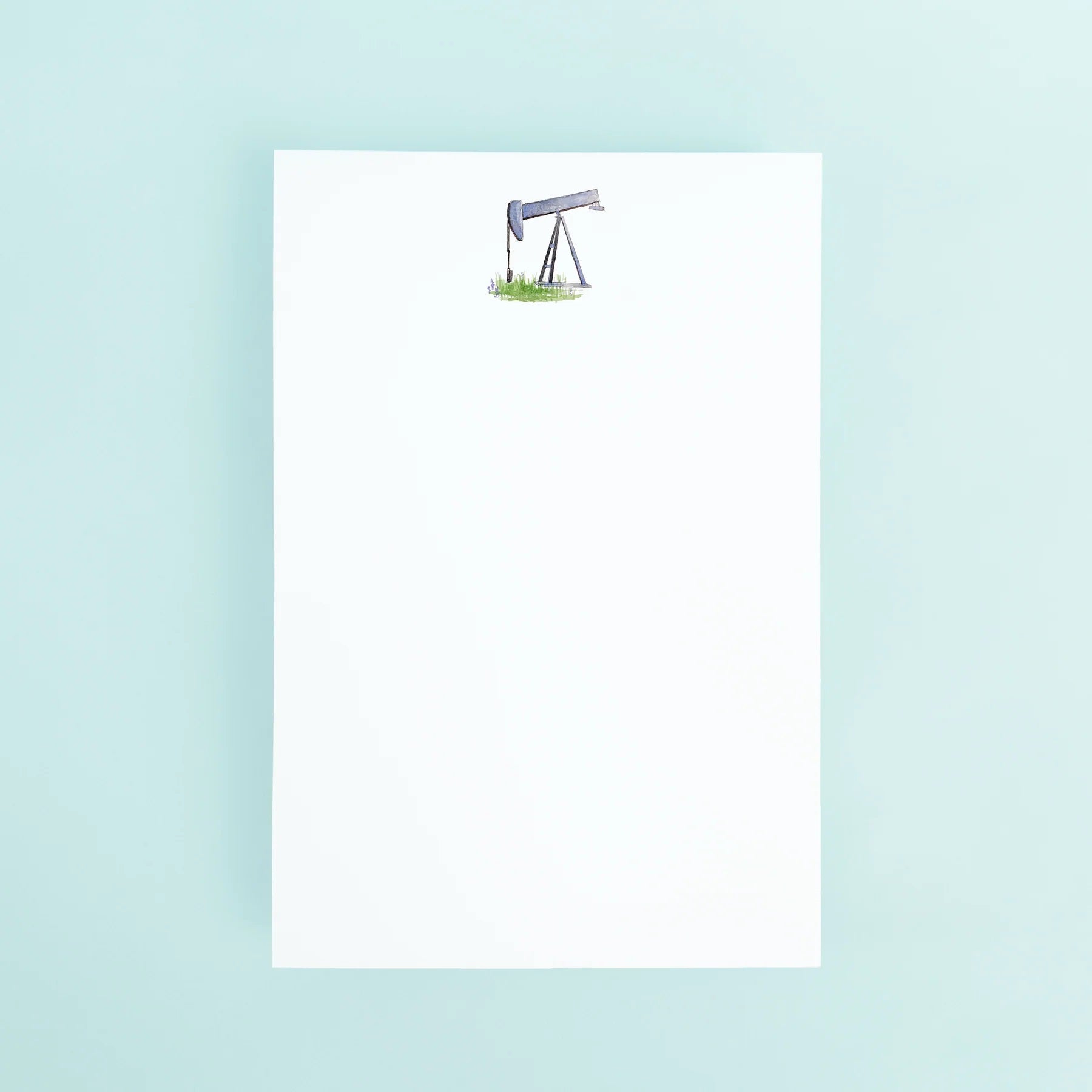 Texas Pumpjack Notepad - Bosc Paper Supply Co.