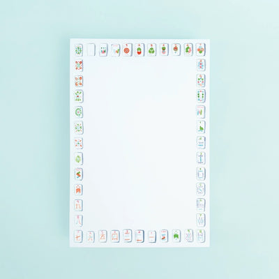 Mahjong Tiles Notepad - Bosc Paper Supply Co.