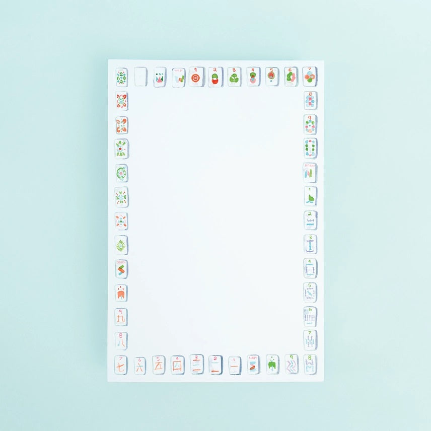 Mahjong Tiles Notepad - Bosc Paper Supply Co.