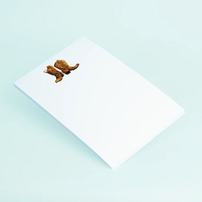 Cowboy Boots Notepad - Bosc Paper Supply Co.