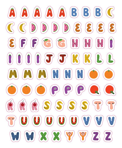 So. Many. Letter Stickers.: 3,820 Alphabet Stickers for Word Nerds