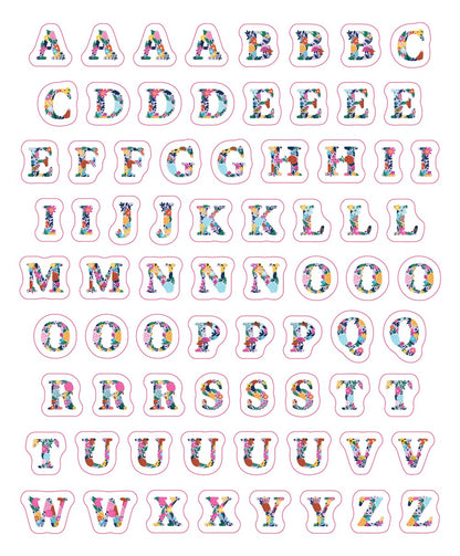 So. Many. Letter Stickers.: 3,820 Alphabet Stickers for Word Nerds