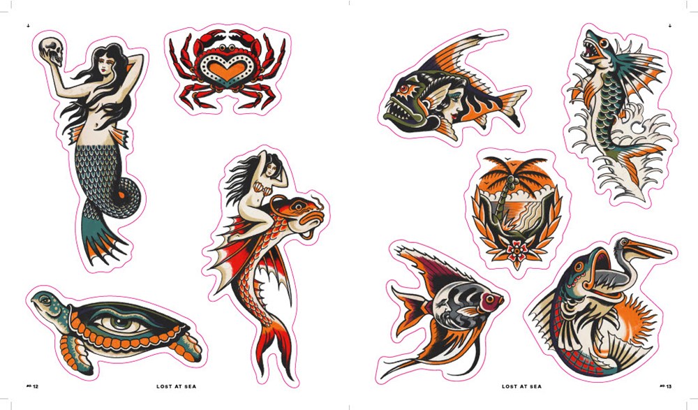 The Tattoo Sticker Book : 150 Tattoo-inspired Stickers