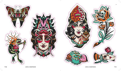 The Tattoo Sticker Book : 150 Tattoo-inspired Stickers