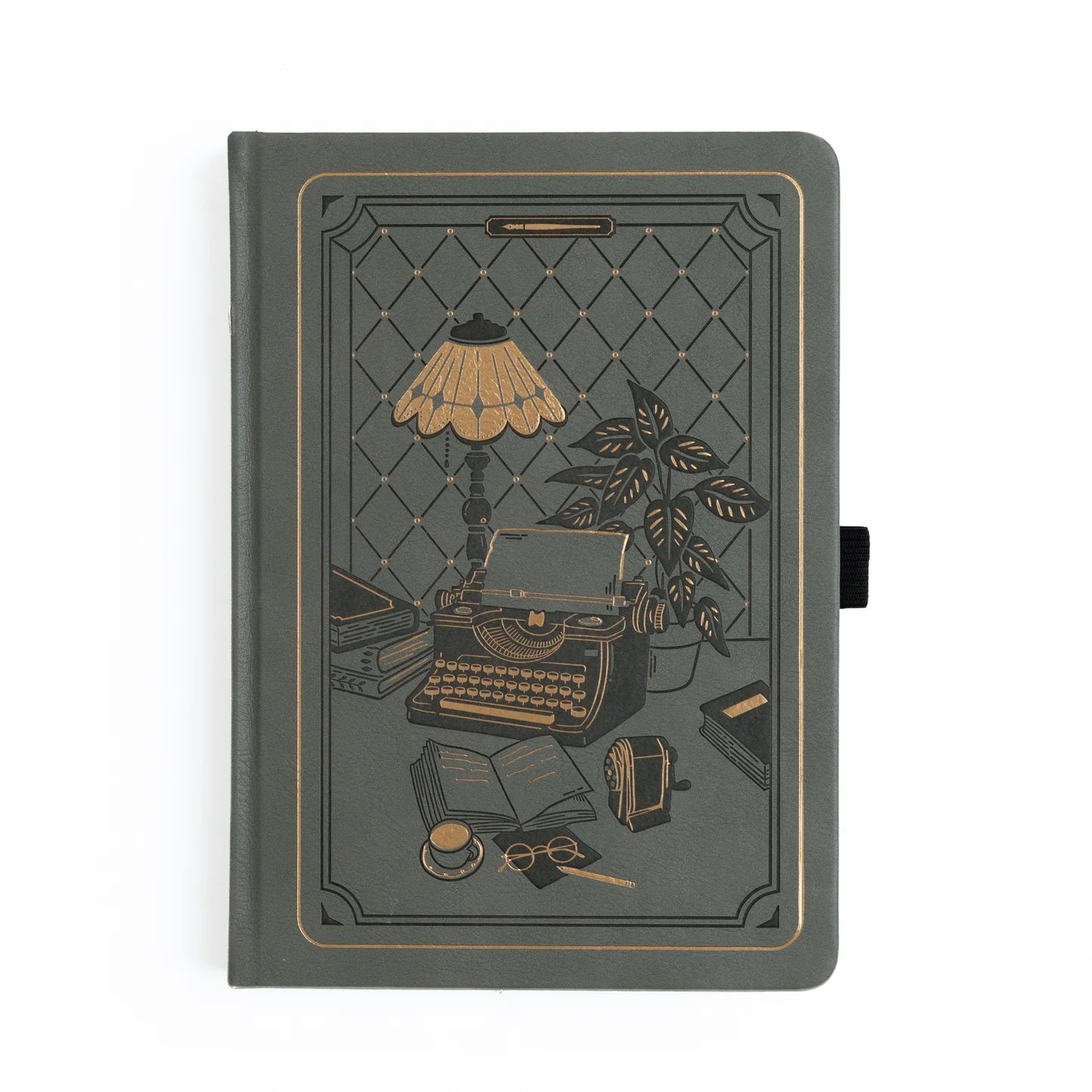 Archer & Olive The Writer’s Desk A5 Dot Grid Notebook with olive green cover
