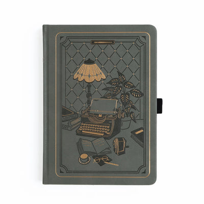 Archer & Olive The Writer’s Desk A5 Dot Grid Notebook with olive green cover
