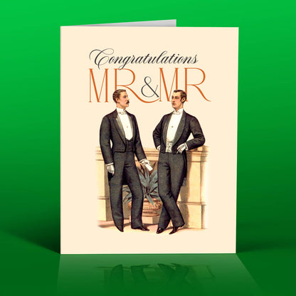 Mr & Mr Wedding Card - Bosc Paper Supply Co.