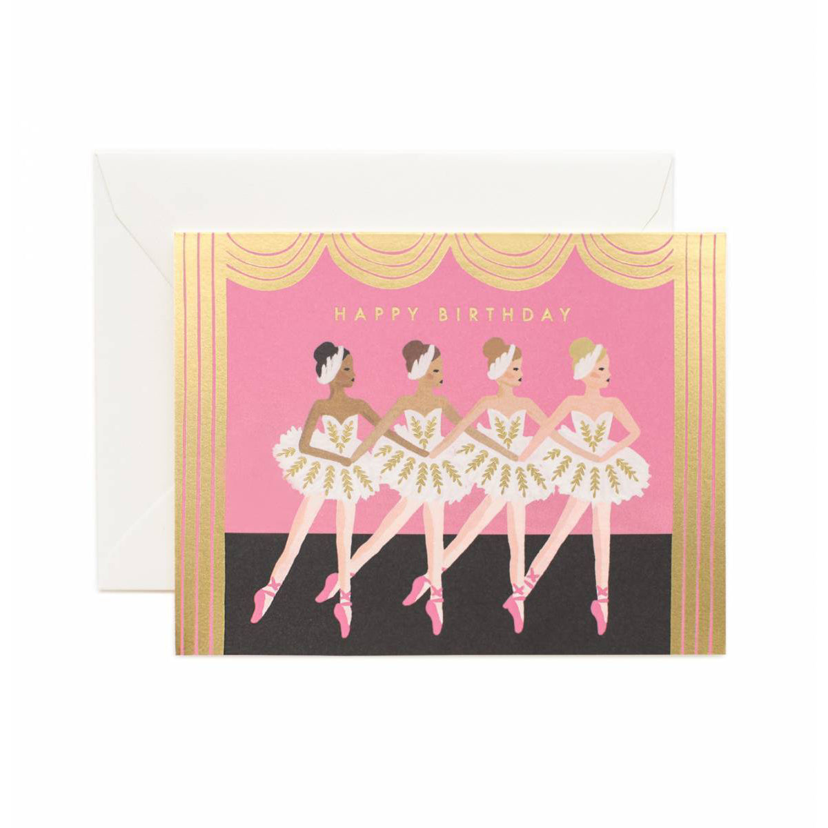 Happy Birthday Ballerina Card