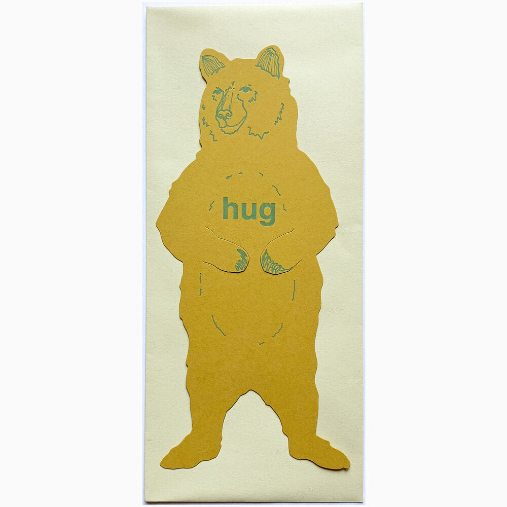 Grizzly Bear Hug Card - Bosc Paper Supply Co.