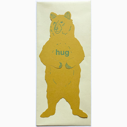 Grizzly Bear Hug Card - Bosc Paper Supply Co.