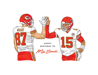 Mahomie Football Birthday Card - Bosc Paper Supply Co.