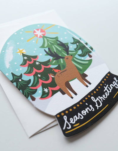 Winter Wonderland Snow Globe Card