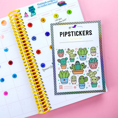 Smiling Succulents Holographic Sticker Sheet
