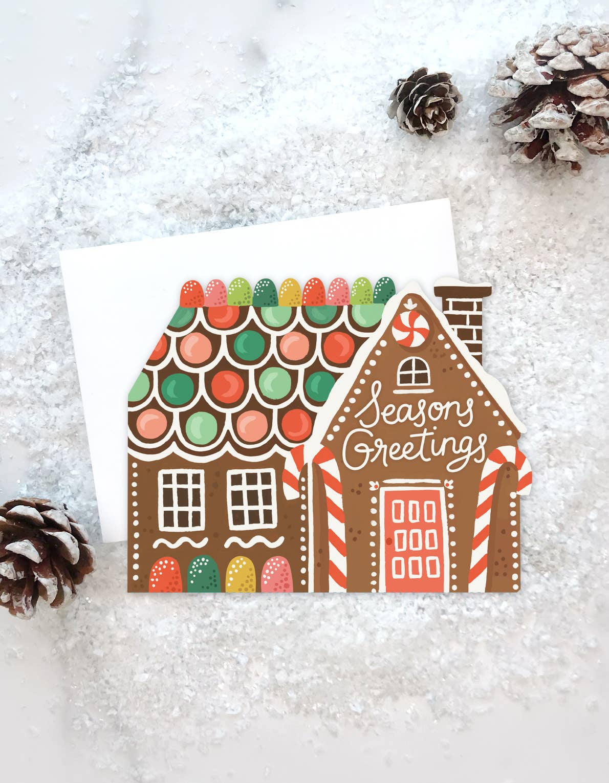 Gingerbread House Christmas Card