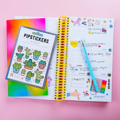 Smiling Succulents Holographic Sticker Sheet